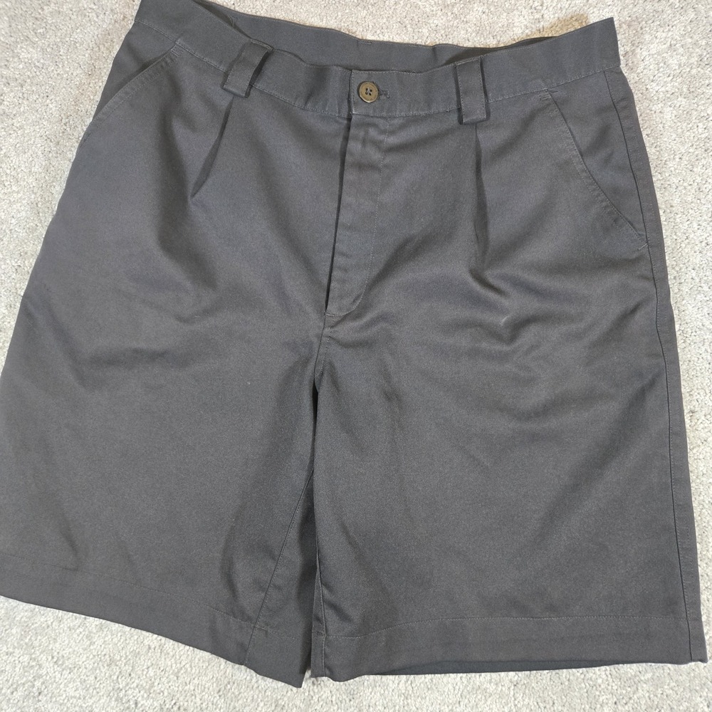 Under Armour Shorts Mens 34 Black 9" Inseam HeatGear Golf Stretch